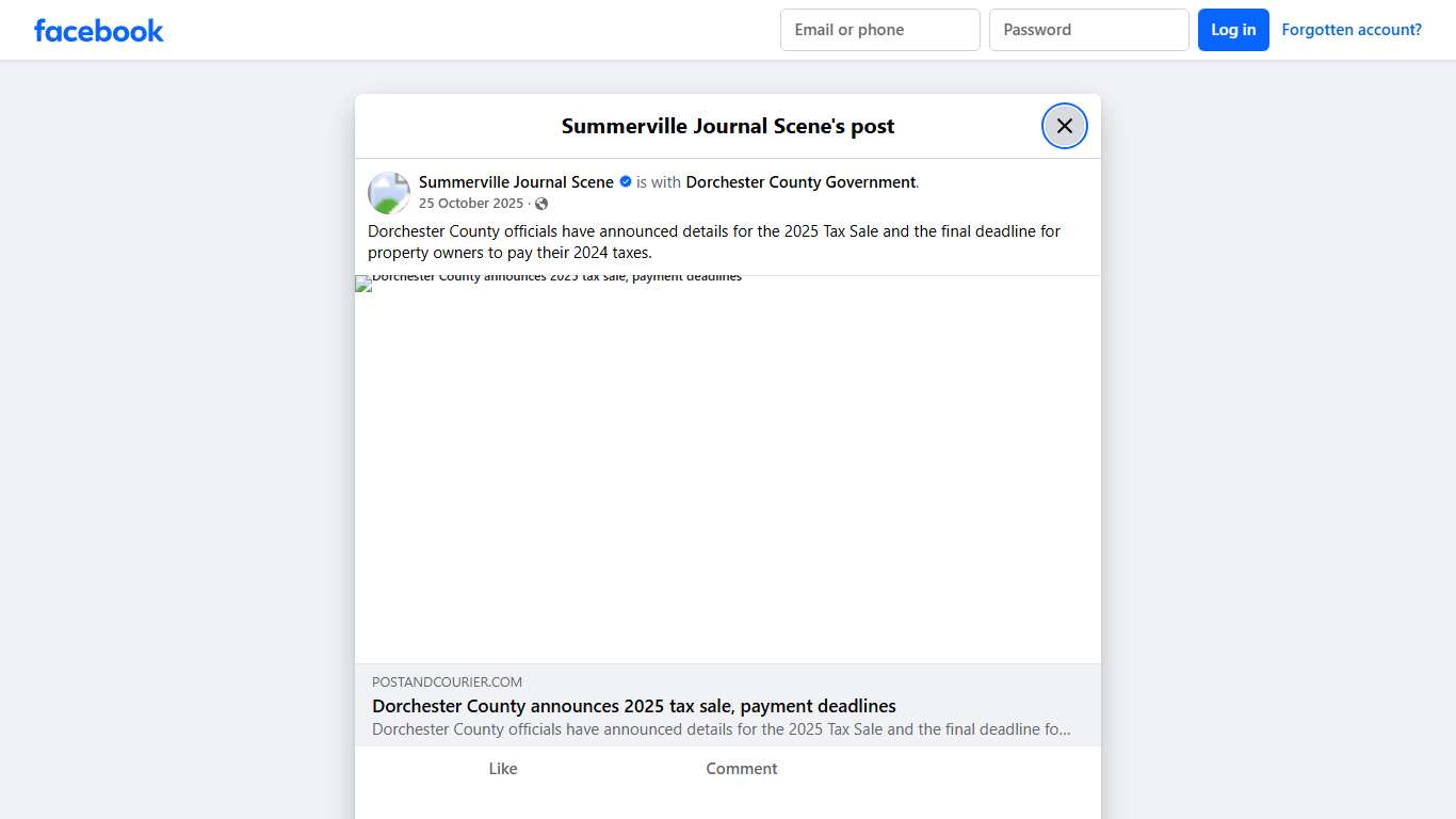 Dorchester County officials... - Summerville Journal Scene Facebook